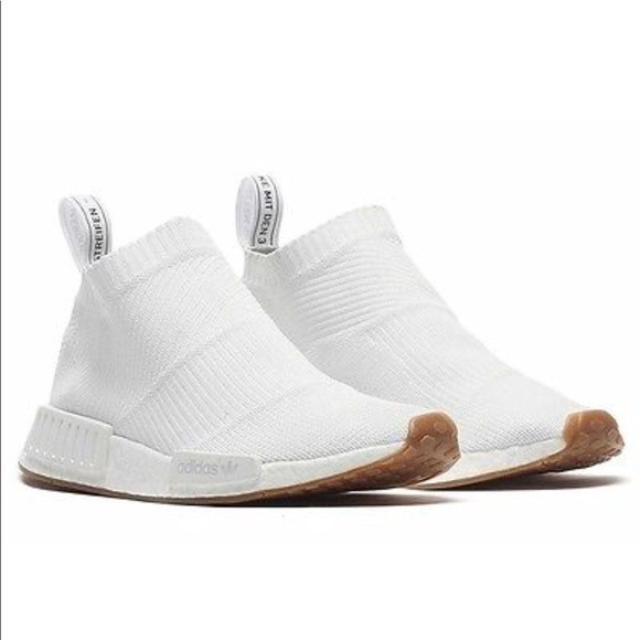 adidas sock shoes white